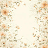Vintage Floral Area Beige Neutral Throw(Beige)