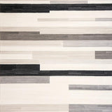Abstract with Layered Beige Stripes and Slate Shadow Effects(Gray)