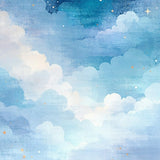 Adorable Ethereal Floating Shapes(Blue)