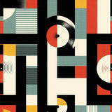 Nostalgic Vinyl Circular Aesthetic(Red)