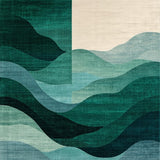 Lush Earthy Tones with Modern Flair(Green)