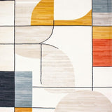 Modern Cream & Beige Abstract(Beige)