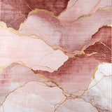 Vibrant Abstract Pink and Gold Mix(Pink)