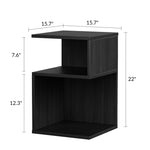 ODIKA Tokyo S Minimalist 3 Tier End Table - ODIKA