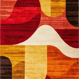Eclectic Warm Color Fusion Design(Red)