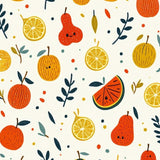 Whimsical Fruit Character Aesthetic(Yellow)