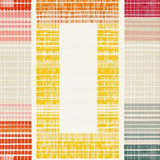 Mid Century Modern Rainbow with Beige and Ivory Tones(Yellow)