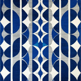 Abstract Mid Century Modern(Blue)