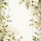 Beige Serenity Area Floral Symphony Easy Clean(Beige)