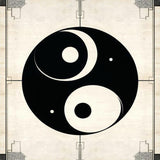 Contemporary Monochrome Symbolic Design(Black)