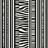 Vibrant Eclectic Striped Design(Black)