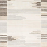 Malilinao Modern High Low Area Cream Beige Gray(Beige)
