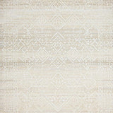 Refined Textured with Faded Diamond Motifs and Muted Palette(Beige)