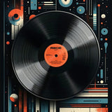 Rustic Half Circle Music Motif(Black)