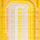 Lively Cheerful Round Decor Element(Yellow)