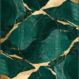 Modern Abstract Patterned Elegance(Green)
