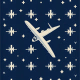 Dynamic Geometric Playful Motif(Blue)