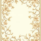 Imperial Collection Floral Elegant Classic Vine(Beige)