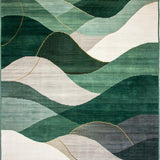 Contemporary Subtle Leaf Design(Green)