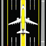Charming Airborne Vehicle Motif Decor(Yellow)