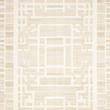 Modern Ivory Beige Geometric Patterned Area(Beige)