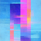 Vibrant Modern Swirling(Blue)