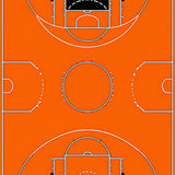 Fun Youthful Sports Enthusiast Decor(Orange)