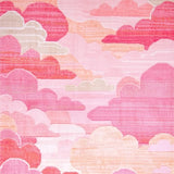 Modern Minimalist Abstract Cloud Shape(Pink)