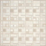 Modern Geometric Area Stylish Checkered Design and Durable(Beige)
