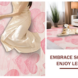 Charming Pink Heart Motif(Pink)