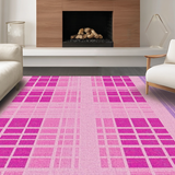 Unique Purple Check Appeal(Pink)