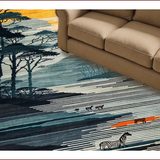 Striking Black and White Wildlife Aesthetic(Black)