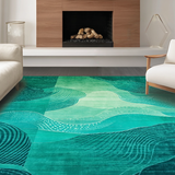 Aquatic Themed Oval Aesthetic(Blue)