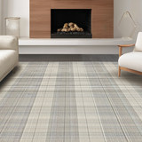 Rustic Beige Plaid Charm(Gray)
