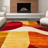Eclectic Warm Color Fusion Design(Red)