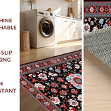 Luxurious Red Damask(Black)