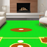 Youthful Colorful Baseball Design(Green)