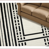 Elegant Minimalist Linear Motif(Beige)