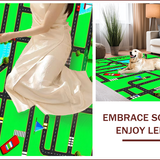 Playful Cityscape Road Map(Green)