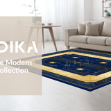 Navy Gold Tiled Aesthetic(Blue)