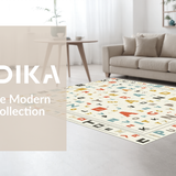 Minimalist Round Typography Art(Red)