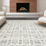 Modern Light Gray Abstract Arrangement(Gray)