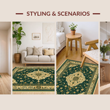 Artful Dual Toned Symmetrical Print(Green)