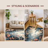 Elegant Toned Flower Motif(Beige)