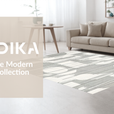 Modern Stripe Harmony with Bold Linear Accent and Monochrome Geometric Flow(Gray)