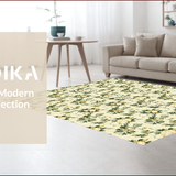 Vintage Floral Farmhouse Area(Beige)