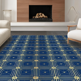 Sophisticated Color Blocked Aesthetic(Blue)