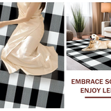 Stylish Layered Check Design(Black)