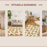 Vintage Distressed Floral(Beige)