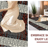 Fun Textured Modern Decor(Black)